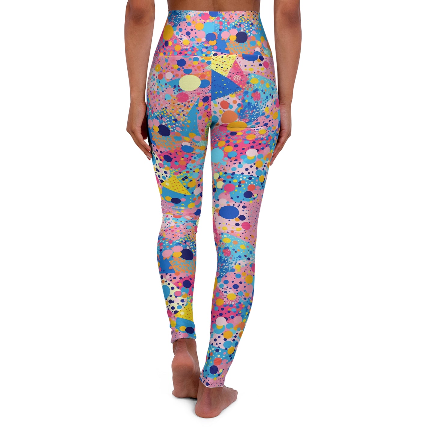 Lully "Bubble Pop" Print High Waisted Yoga Leggings