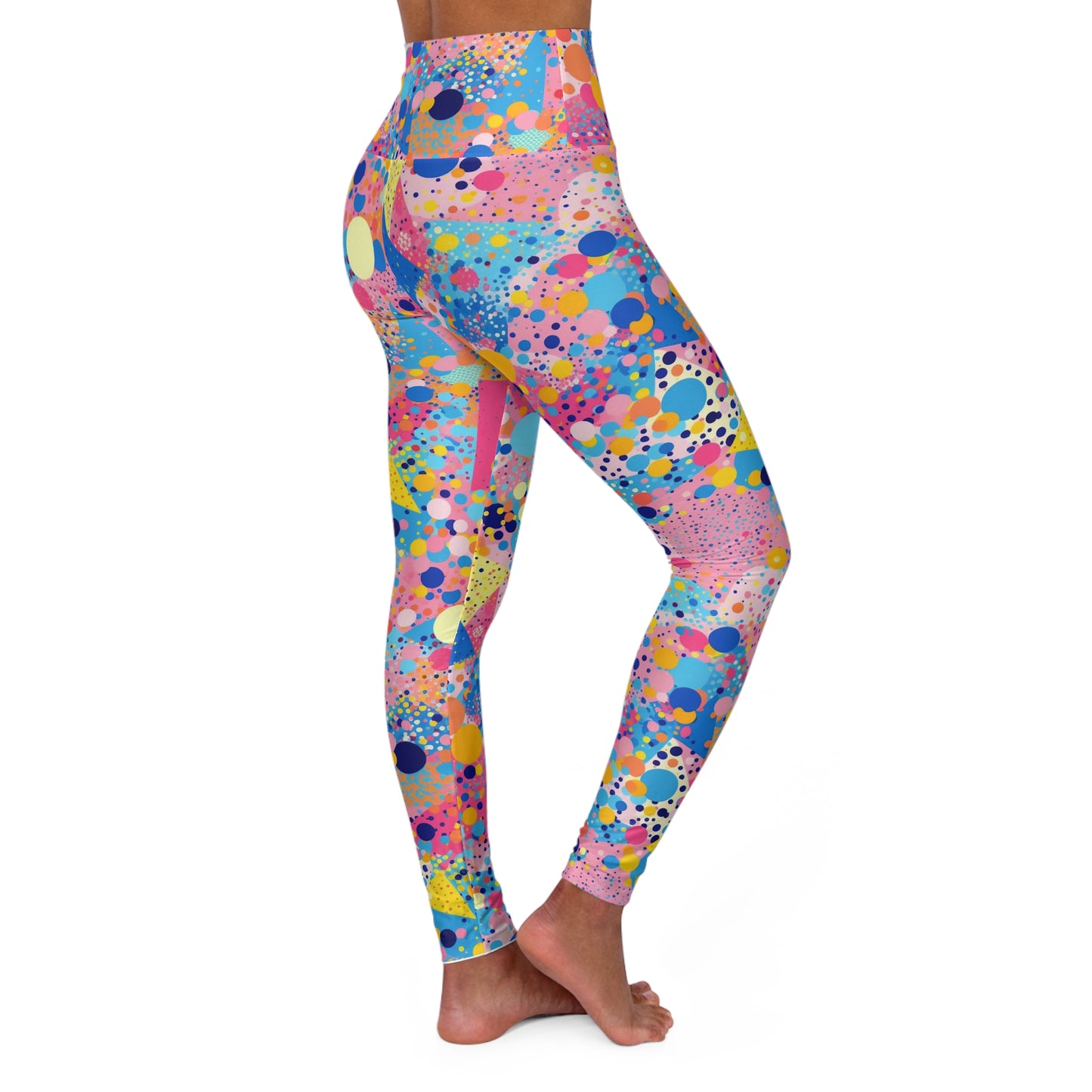 Lully "Bubble Pop" Print High Waisted Yoga Leggings