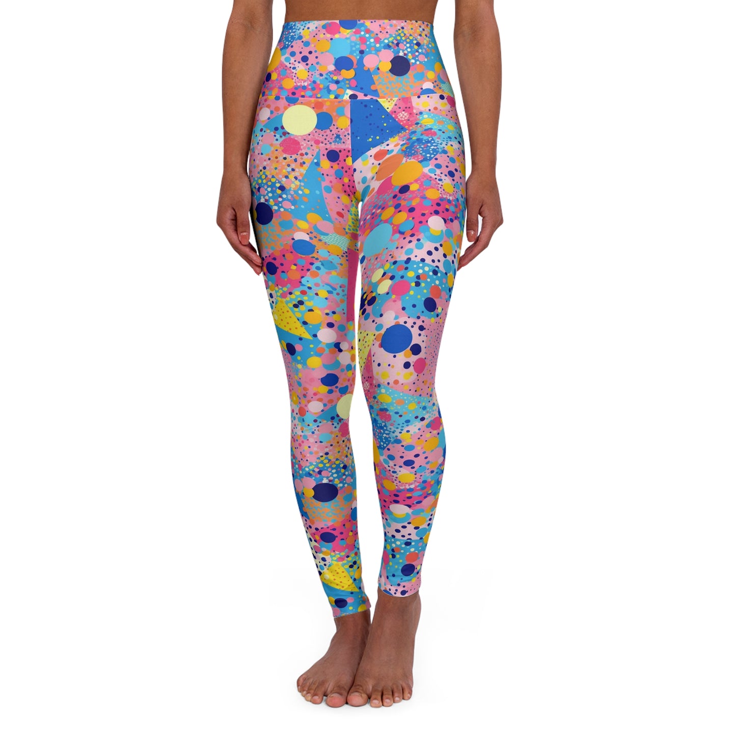 Lully "Bubble Pop" Print High Waisted Yoga Leggings