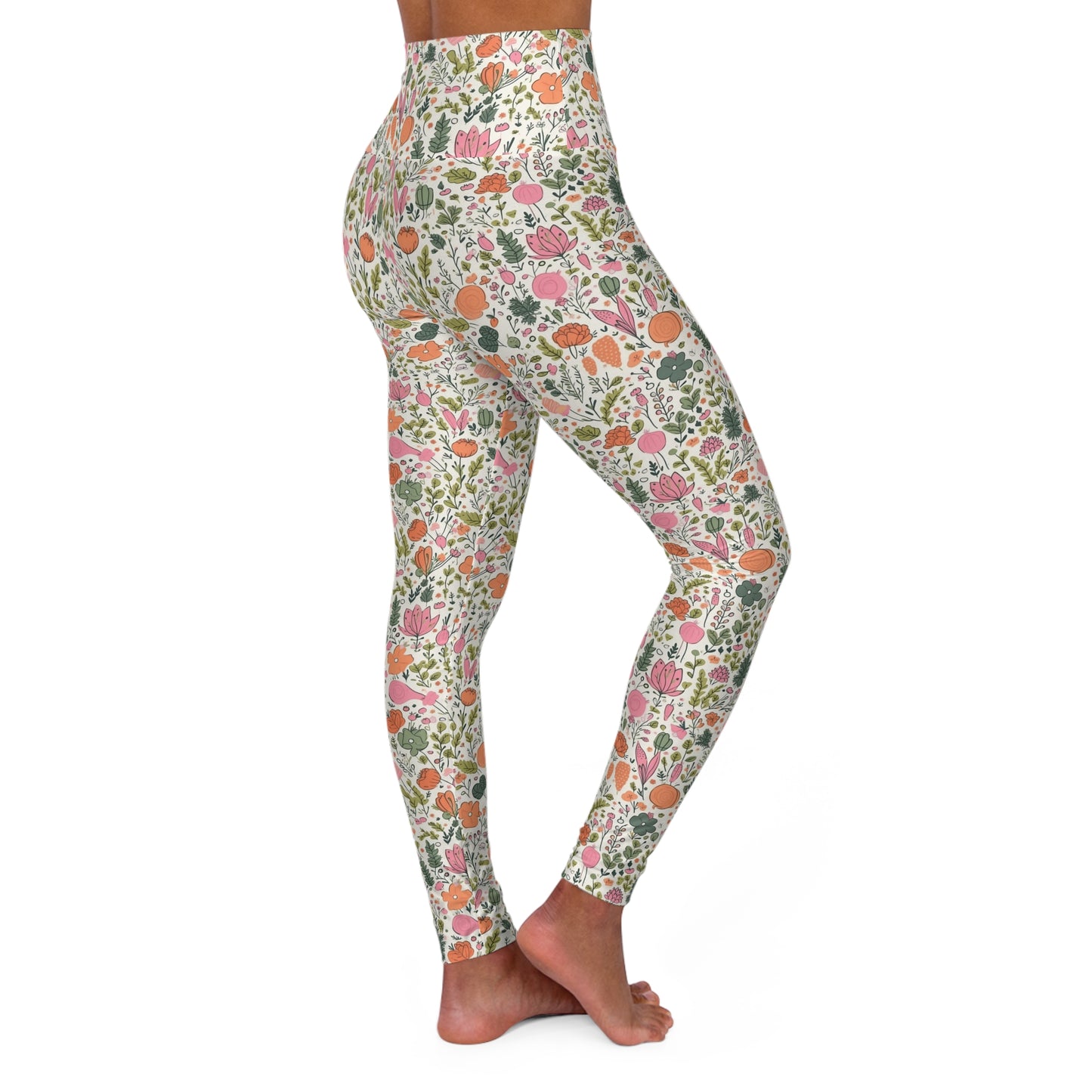 Lully Farm Veggie Design High Waisted Yoga Leggings