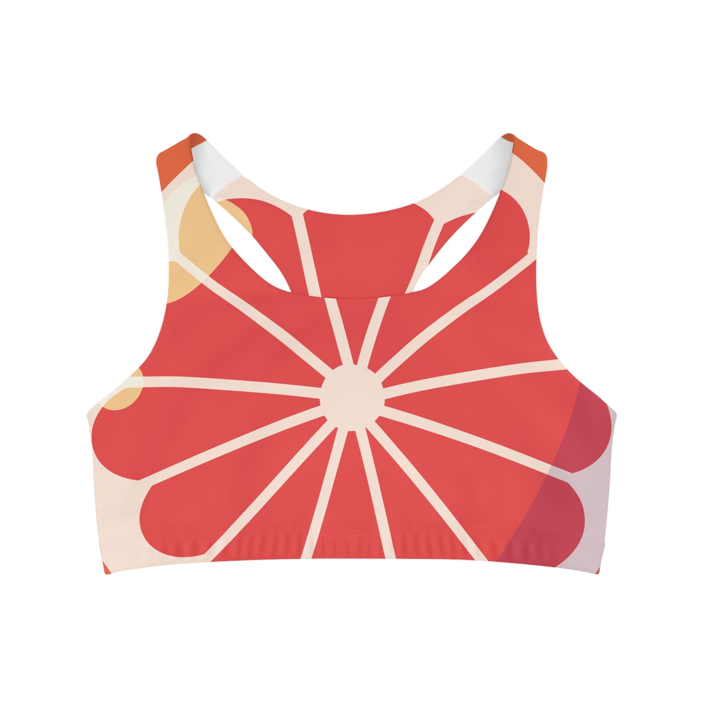 Lully Grapefruit Seamless Sports Bra