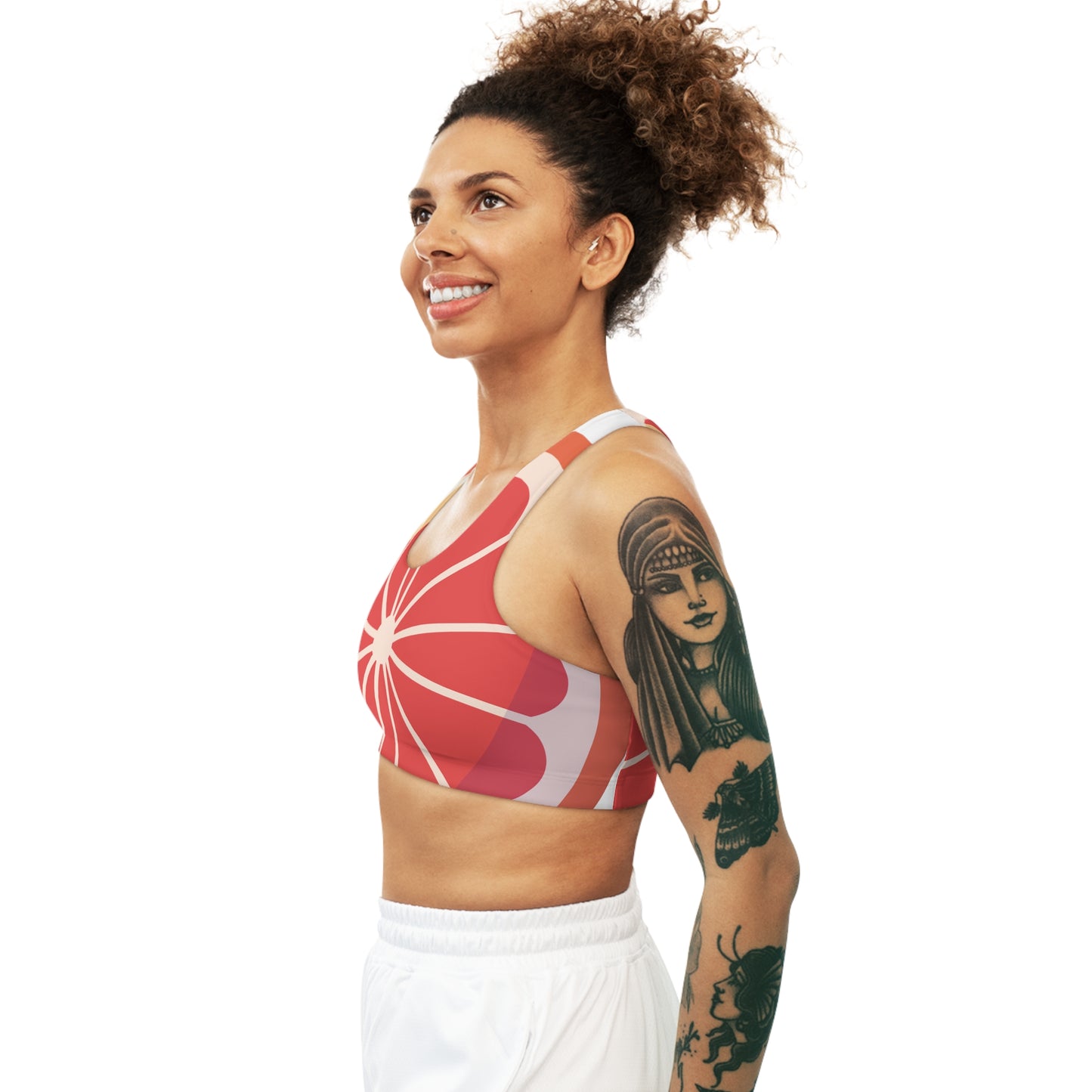 Lully Grapefruit Seamless Sports Bra