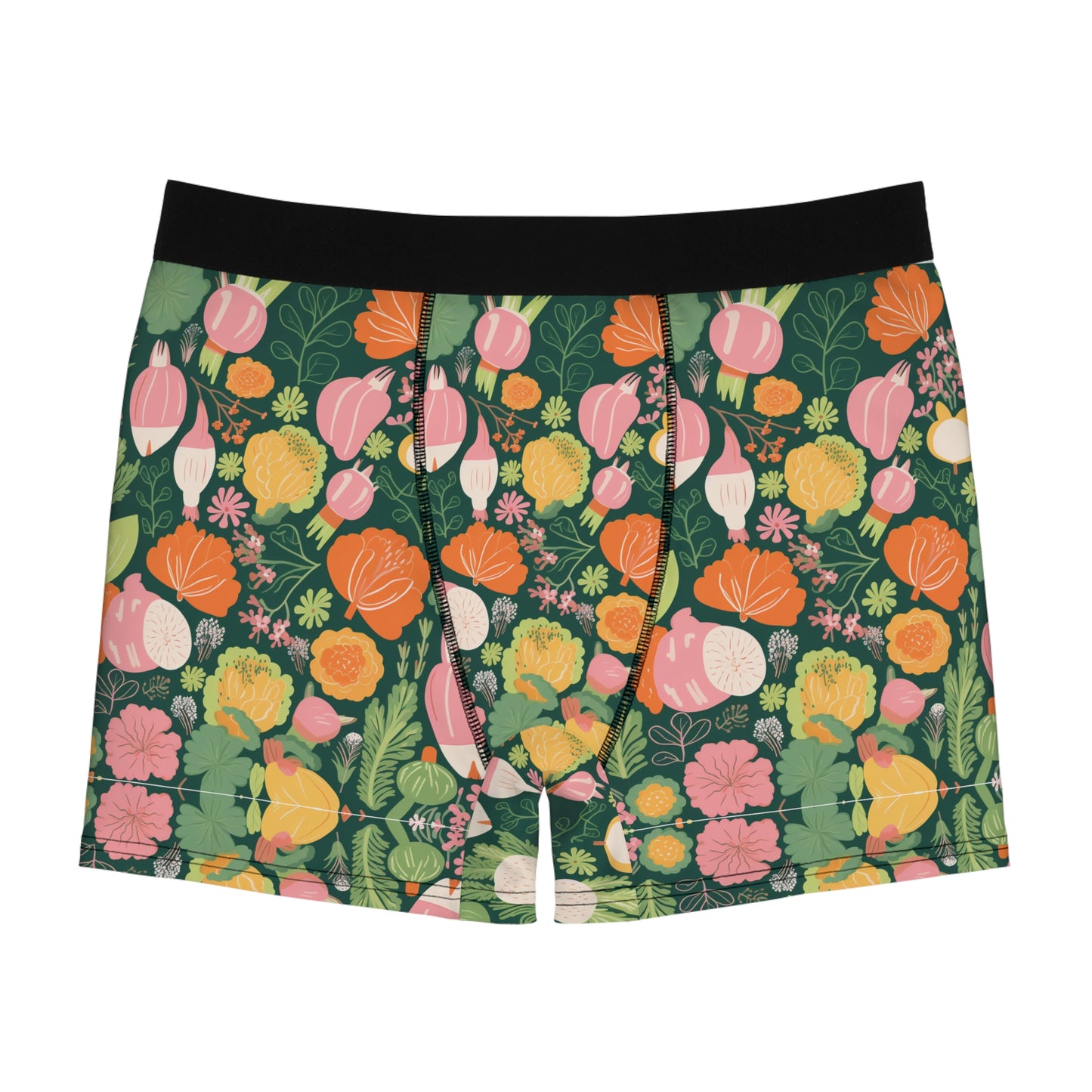 Lully Men's Boxer Briefs Farm Vegetable Design