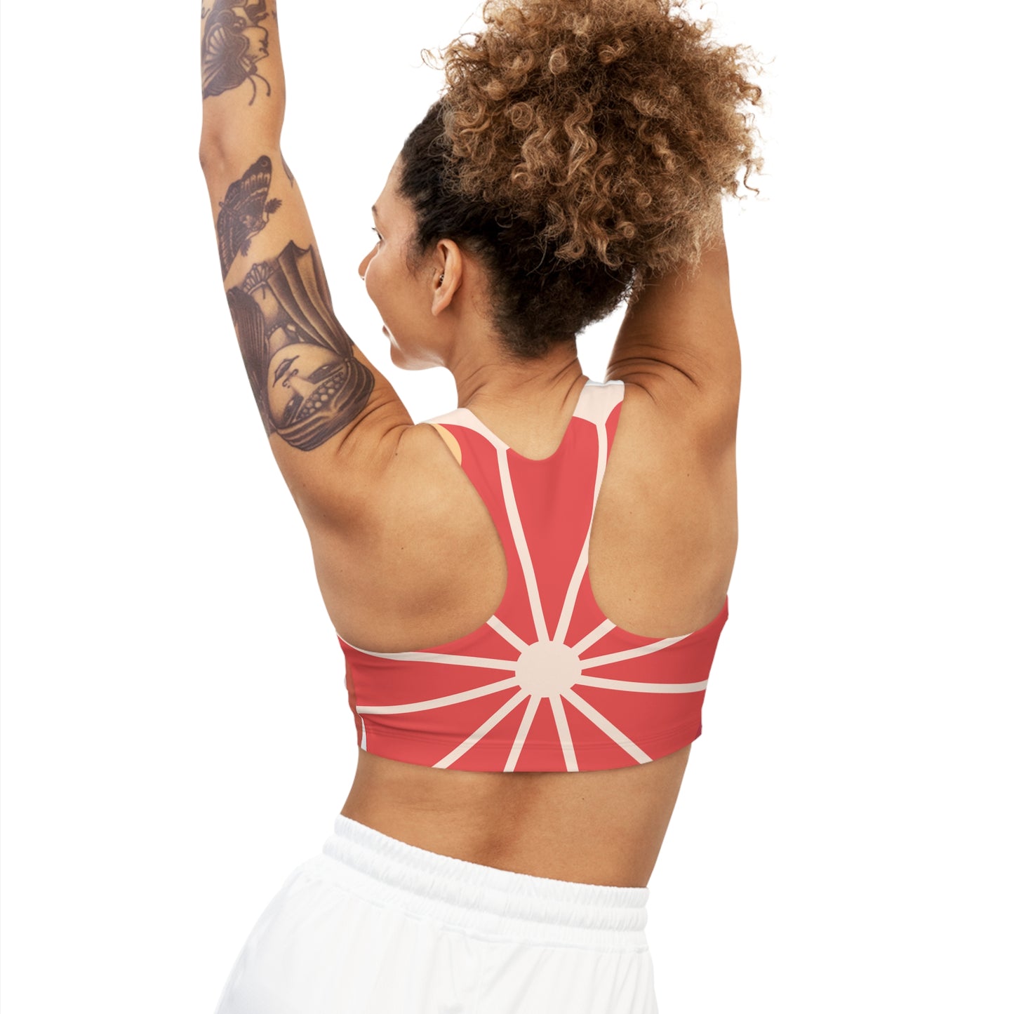 Lully Grapefruit Seamless Sports Bra