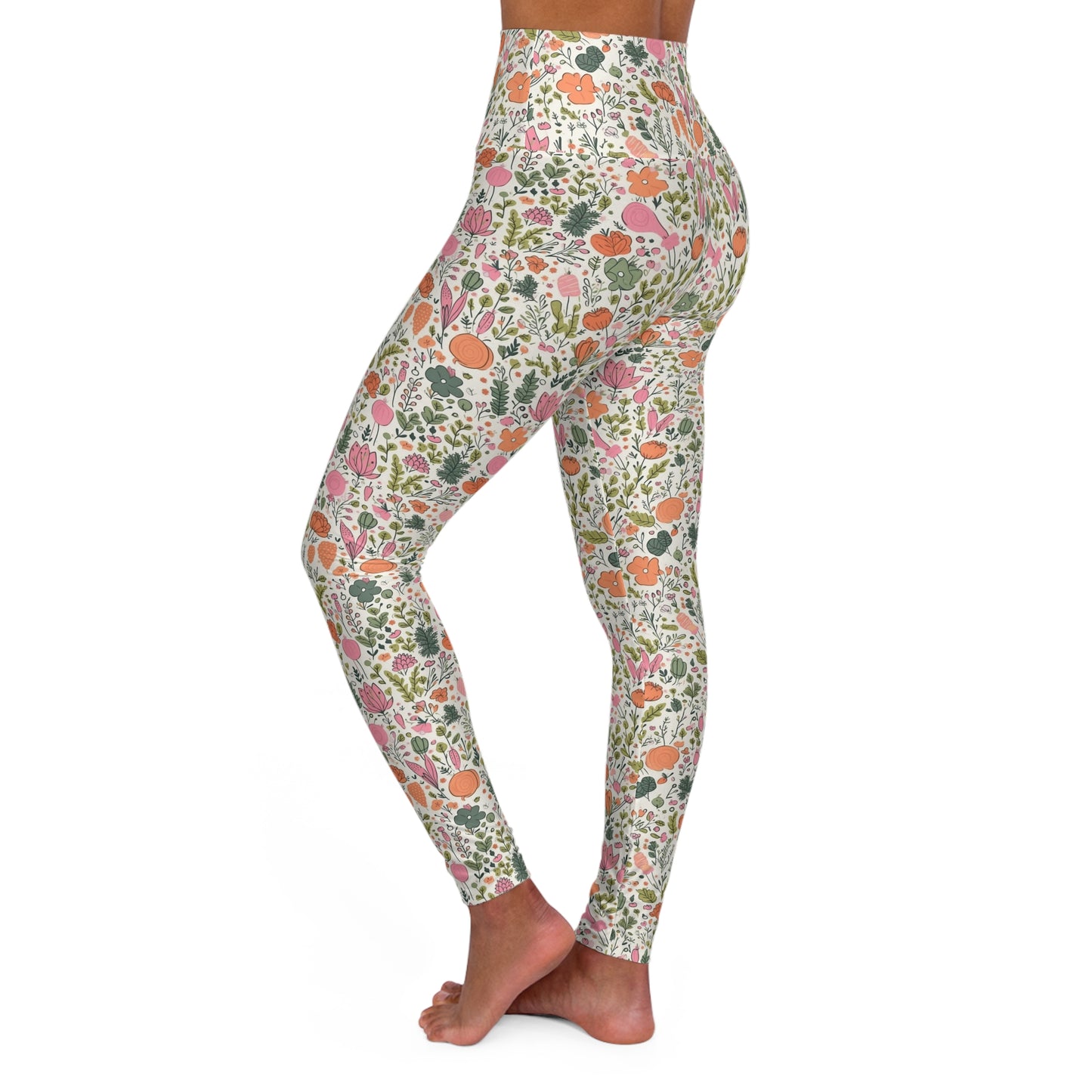 Lully Farm Veggie Design High Waisted Yoga Leggings