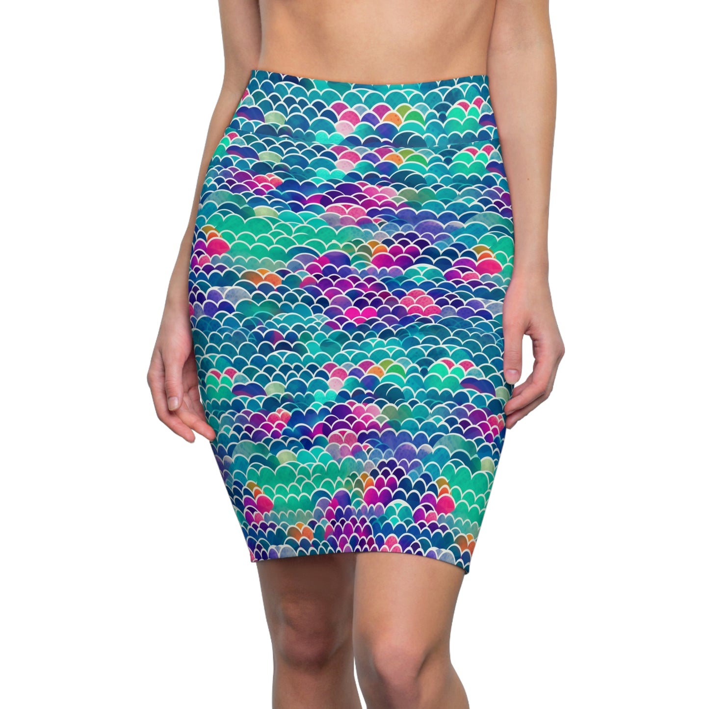 Women's Pencil Skirt Mermaid Pattern