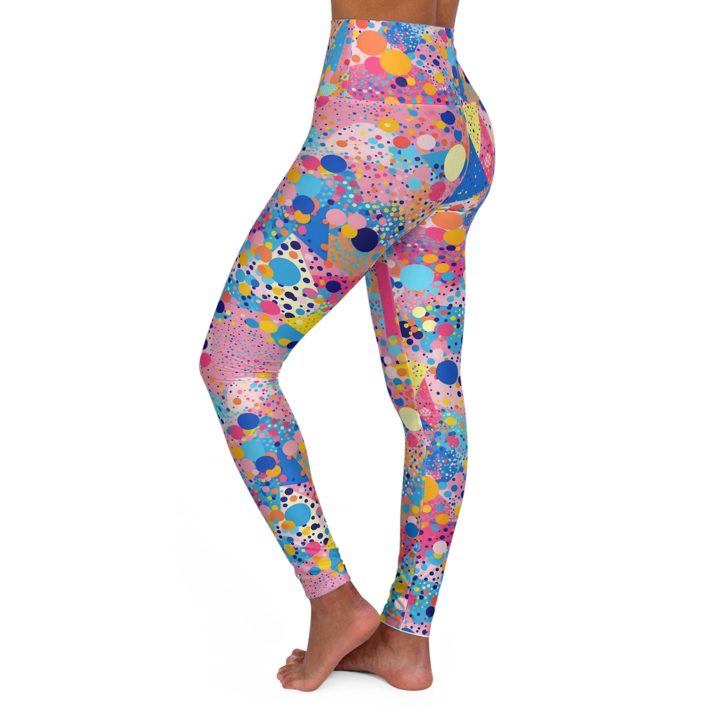 Lully "Bubble Pop" Print High Waisted Yoga Leggings