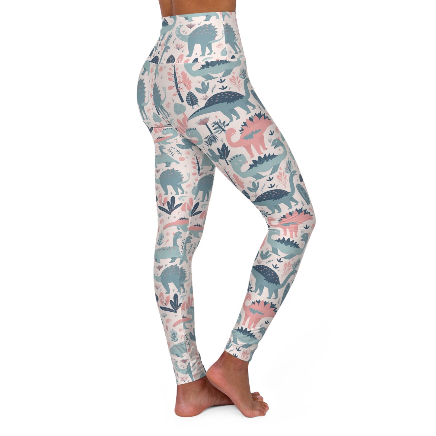 Lully Dinosaur Design High Waisted Yoga Leggings