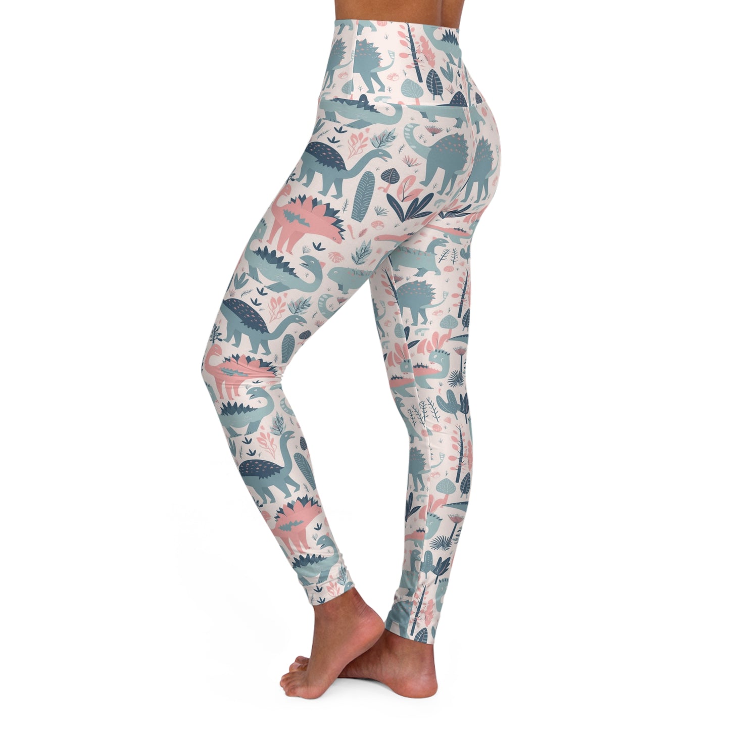 Lully Dinosaur Design High Waisted Yoga Leggings