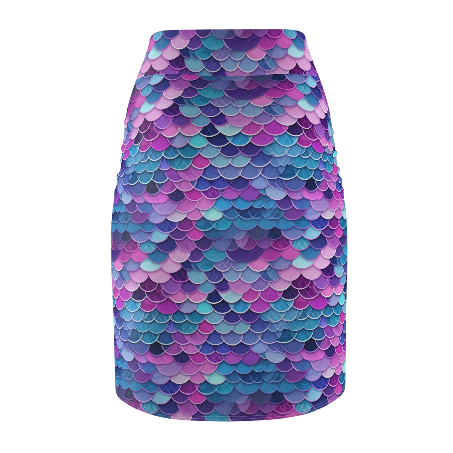 Women's Pencil Skirt Mermaid Fish Print