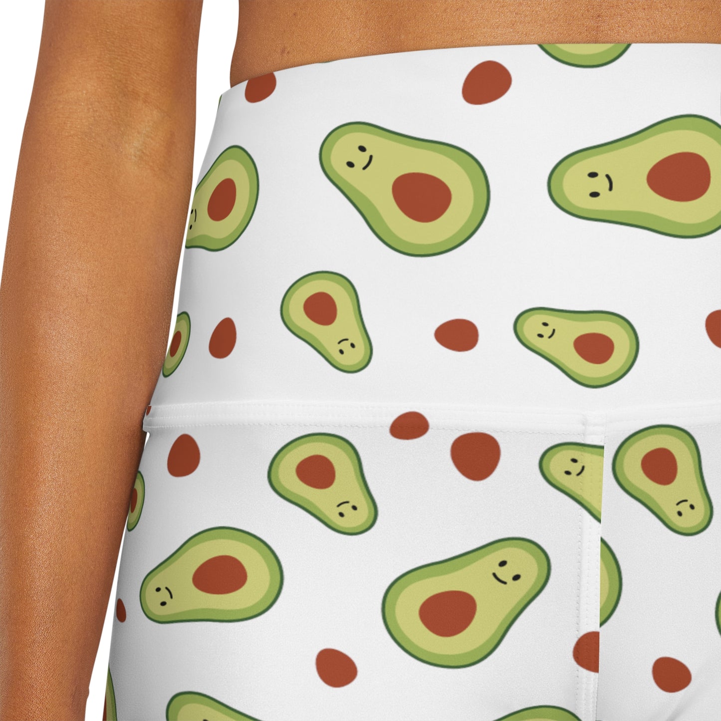 Lully Avocado's High Waisted Yoga Shorts